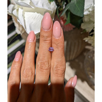 0.63 Ct. Purple Sapphire from Ceylon (Sri Lanka) Life Style