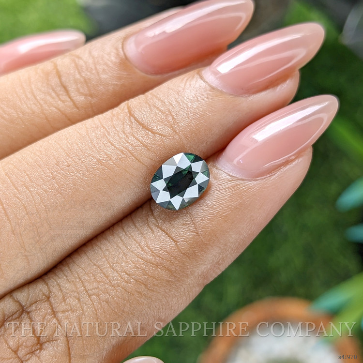 1.72 Ct. Bluish Green Sapphire from Madagascar
