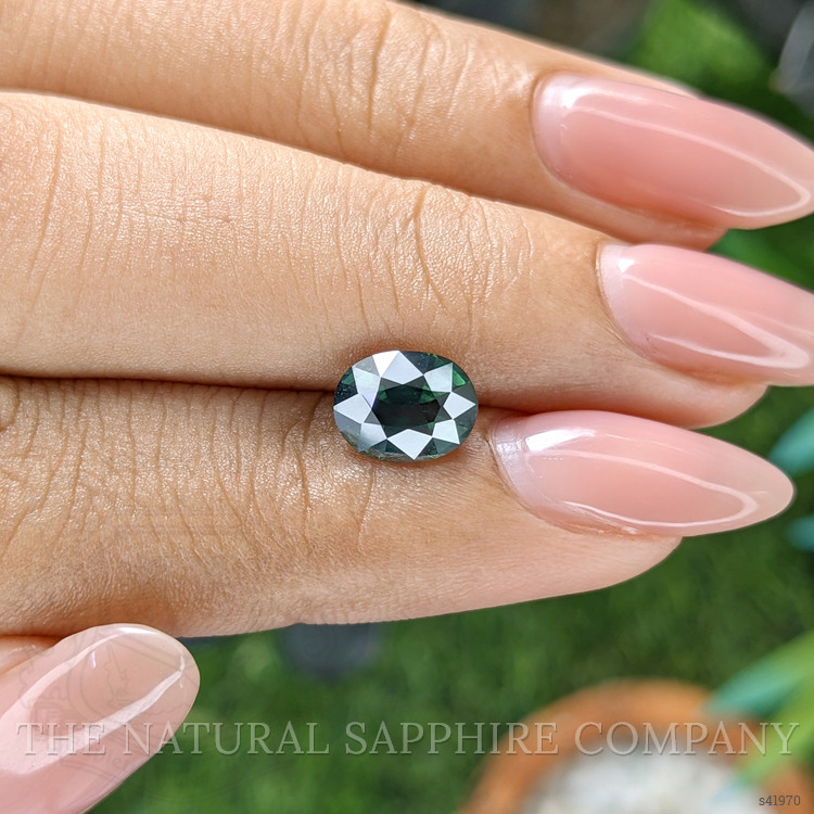 1.72 Ct. Bluish Green Sapphire from Madagascar