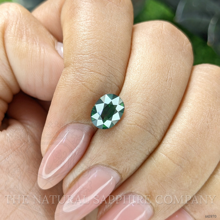 1.72 Ct. Bluish Green Sapphire from Madagascar