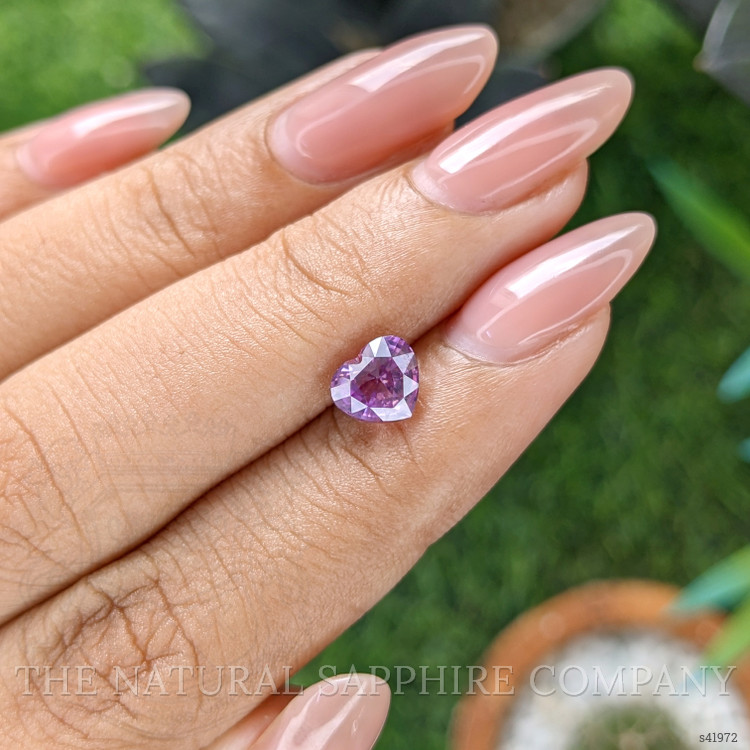 1.50 Ct. Pinkish Purple Sapphire from Ceylon (Sri Lanka)
