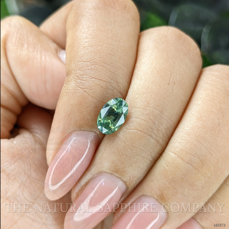 1.60 Ct. Bluish Green Sapphire from Madagascar