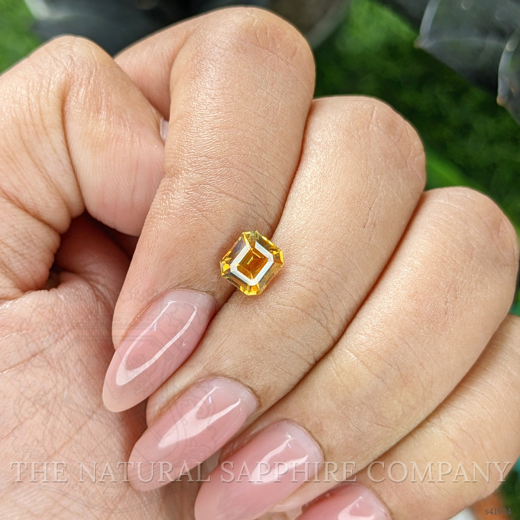 1.30 Ct. Orangish Yellow Sapphire from Madagascar