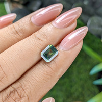 2.03 Ct. Bi Color / Parti Sapphire from Madagascar Life Style
