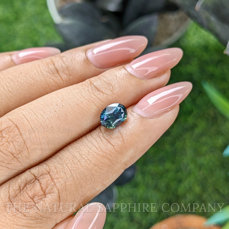 2.03 Ct. Greenish Blue Sapphire from Madagascar