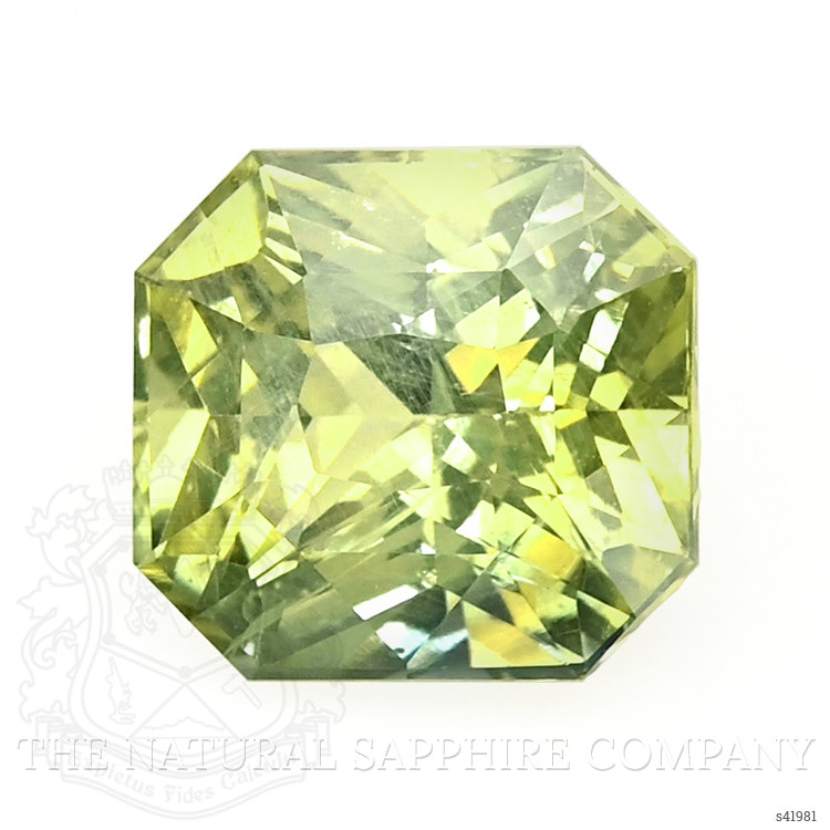 2.05 Ct. Greenish Yellow Sapphire from Madagascar