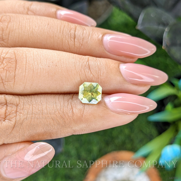 2.05 Ct. Greenish Yellow Sapphire from Madagascar