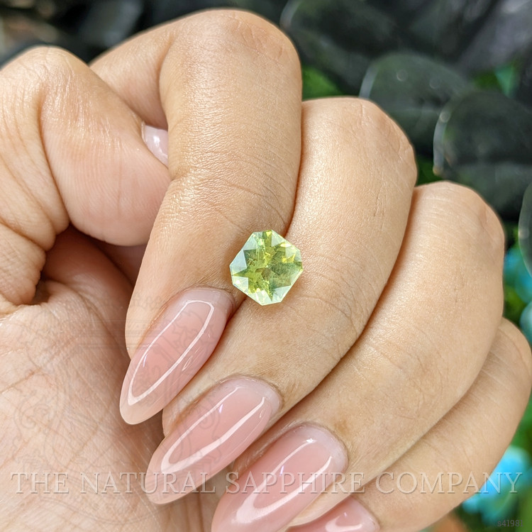 2.05 Ct. Greenish Yellow Sapphire from Madagascar
