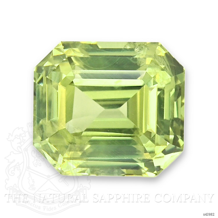 3.02 Ct. Yellowish Green Sapphire from Madagascar
