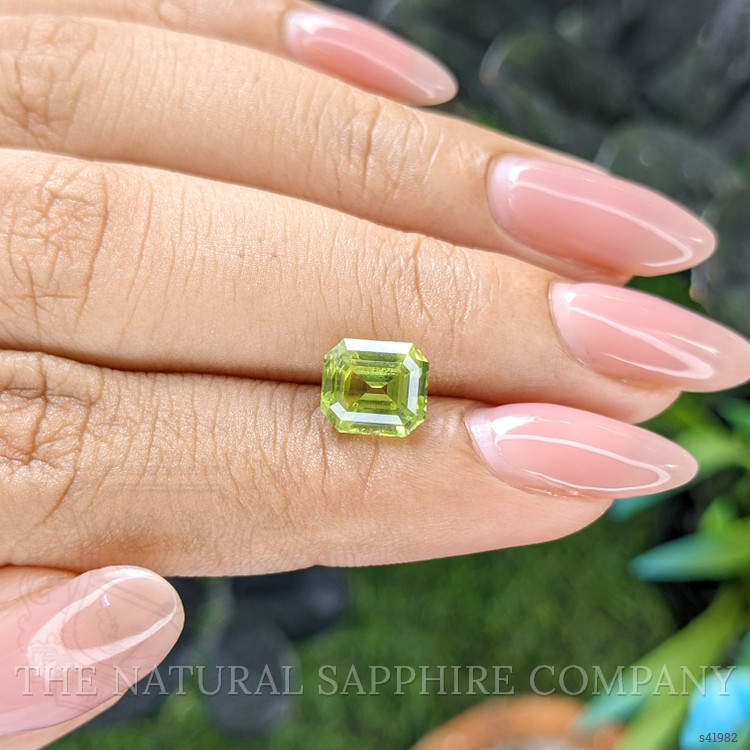 3.02 Ct. Yellowish Green Sapphire from Madagascar