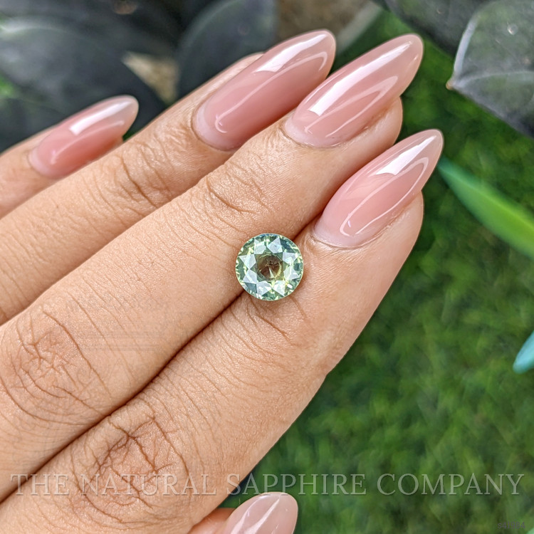 2.01 Ct. Bluish Green Sapphire from Madagascar
