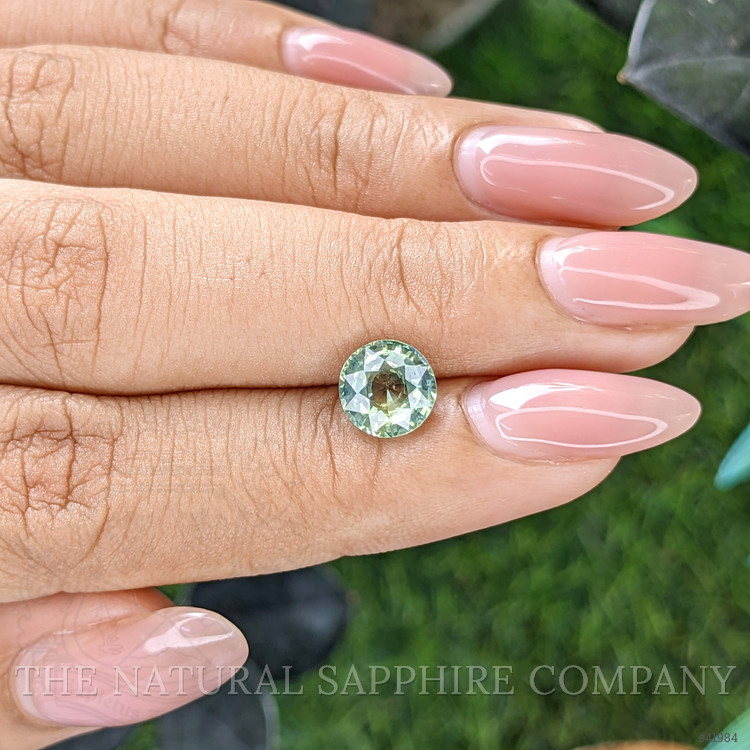 2.01 Ct. Bluish Green Sapphire from Madagascar
