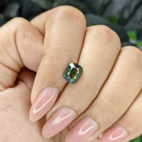 1.99 Ct. Yellowish Green Sapphire from Madagascar Life Style