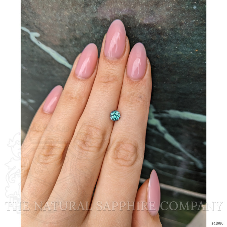 0.92 Ct. Bluish Green Sapphire from Montana