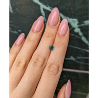 0.99 Ct. Bluish Green Sapphire from Montana Life Style