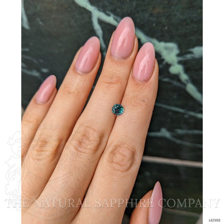 0.99 Ct. Bluish Green Sapphire from Montana