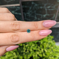 0.99 Ct. Bluish Green Sapphire from Montana Life Style
