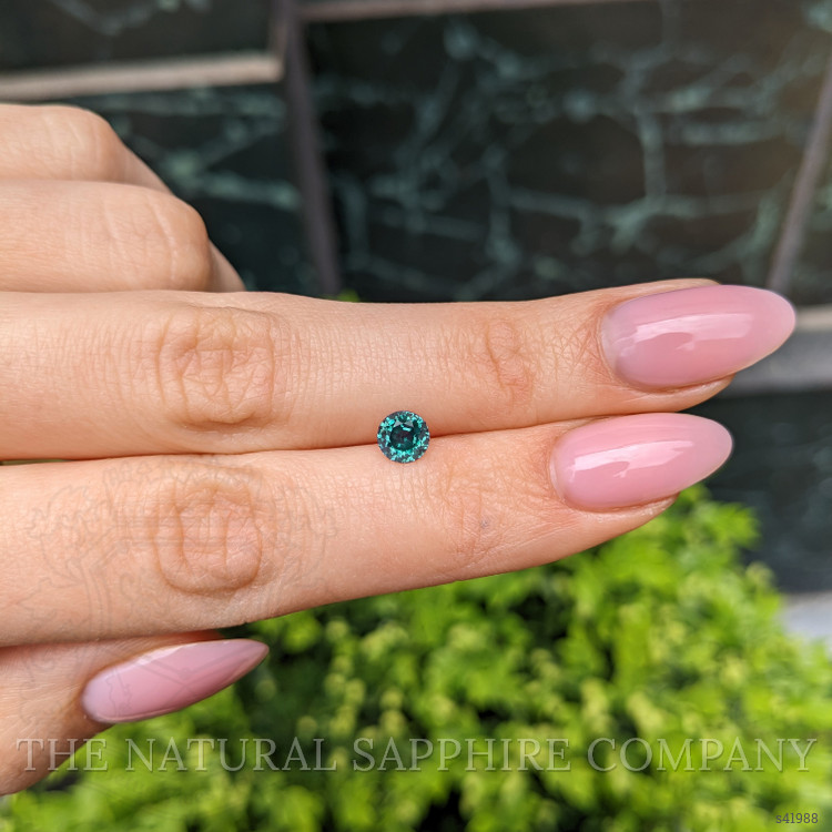 0.99 Ct. Bluish Green Sapphire from Montana