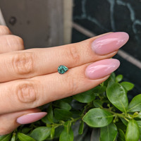 0.98 Ct. Bluish Green Sapphire from Montana Life Style