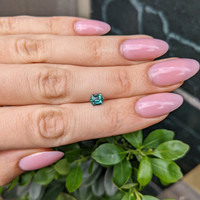 0.94 Ct. Bluish Green Sapphire from Montana Life Style