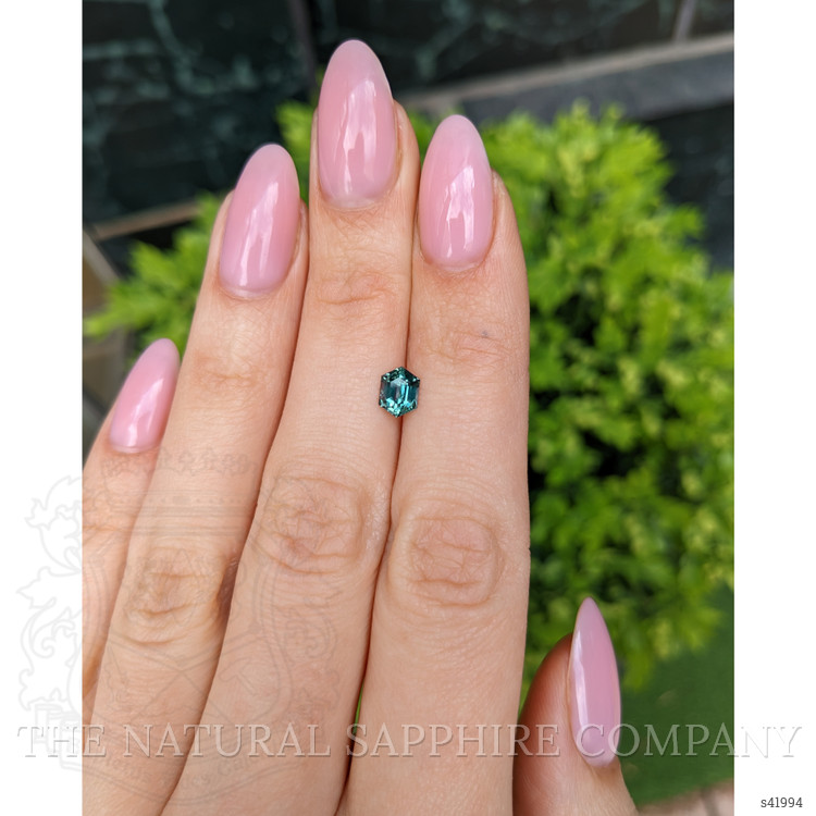 0.94 Ct. Bluish Green Sapphire from Montana