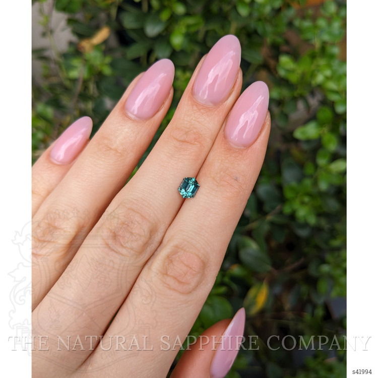 0.94 Ct. Bluish Green Sapphire from Montana