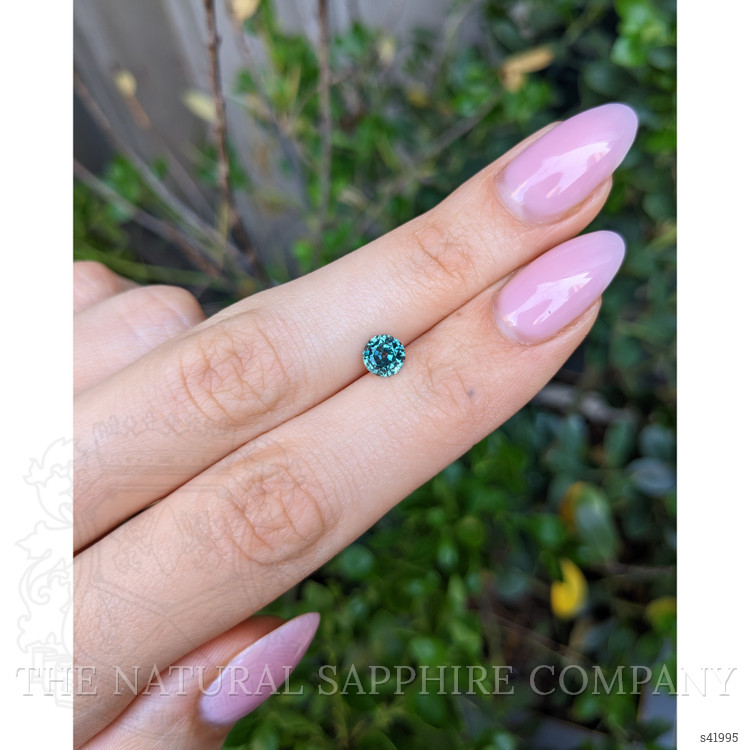 0.97 Ct. Bluish Green Sapphire from Montana