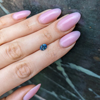 0.99 Ct. Greenish Blue Sapphire from Montana Life Style