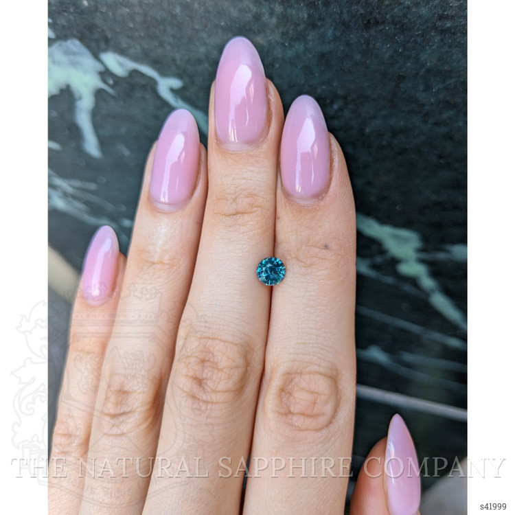 0.92 Ct. Greenish Blue Sapphire from Montana