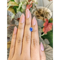 1.13 Ct. Blue Sapphire from Ceylon (Sri Lanka) Life Style
