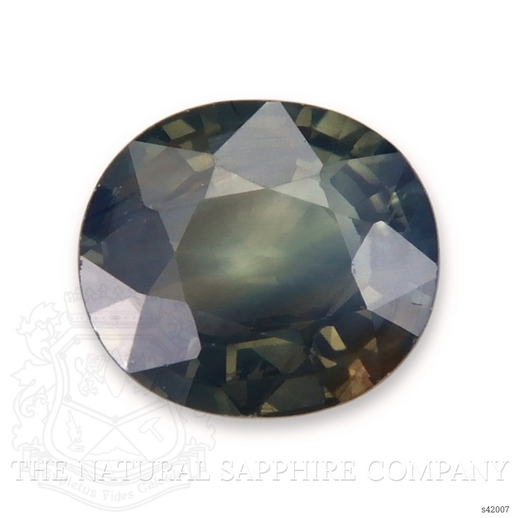 0.90 Ct. Bluish Green Sapphire from Ceylon (Sri Lanka)
