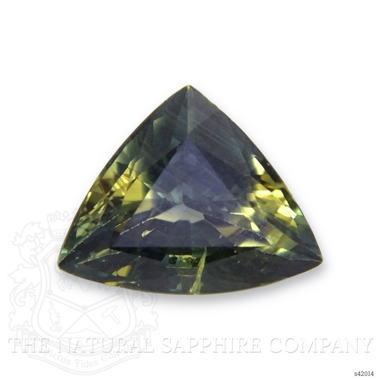 0.95 Ct. Yellowish Green Sapphire from Ceylon (Sri Lanka)
