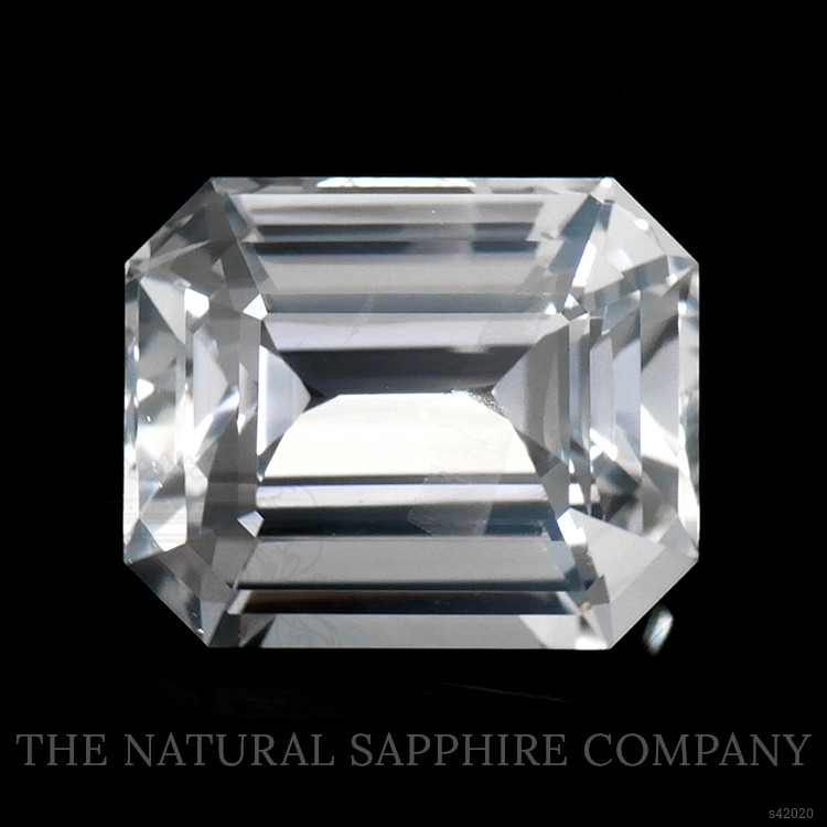 3.07 Ct. White Sapphire from Ceylon (Sri Lanka)
