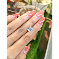 3.07 Ct. White Sapphire from Ceylon (Sri Lanka) Life Style