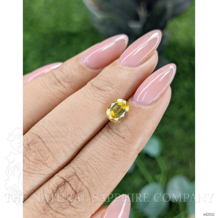 1.87 Ct. Yellow Sapphire from Ceylon (Sri Lanka)