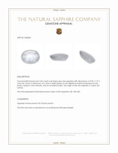 3.04 Ct. Grey Star Sapphire from Ceylon (Sri Lanka) Appraisal