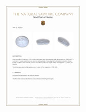 5.07 Ct. Grey Star Sapphire from Ceylon (Sri Lanka) Appraisal