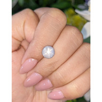 3.14 Ct. Grey Star Sapphire from Ceylon (Sri Lanka) Life Style