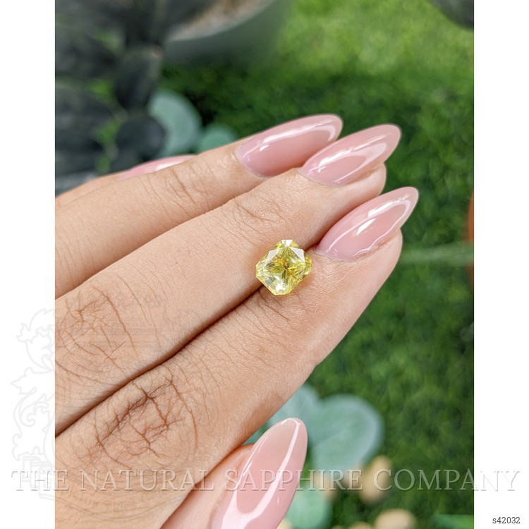 2.11 Ct. Yellow Sapphire from Ceylon (Sri Lanka)