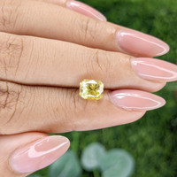 2.11 Ct. Yellow Sapphire from Ceylon (Sri Lanka) Life Style