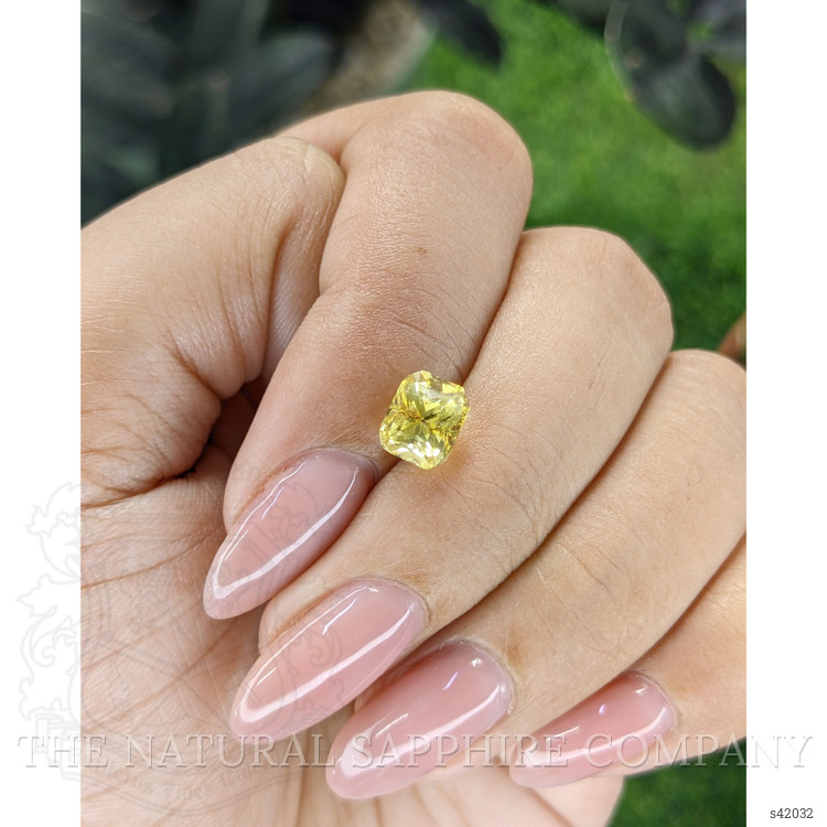2.11 Ct. Yellow Sapphire from Ceylon (Sri Lanka)