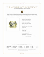 3.07 Ct. Yellow Sapphire from Ceylon (Sri Lanka) Scan Report
