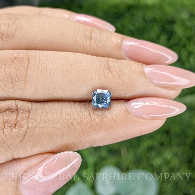1.30 Ct. Greenish Blue Sapphire from Madagascar