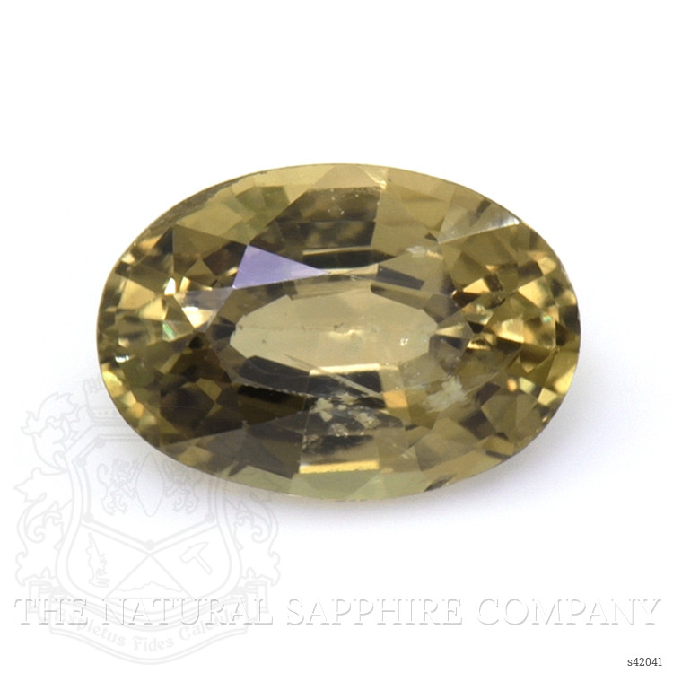 0.95 Ct. Yellowish Brown Sapphire from Ceylon (Sri Lanka)