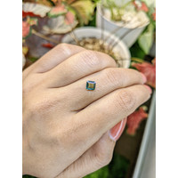0.75 Ct. Bluish Green Sapphire from Ceylon (Sri Lanka) Life Style