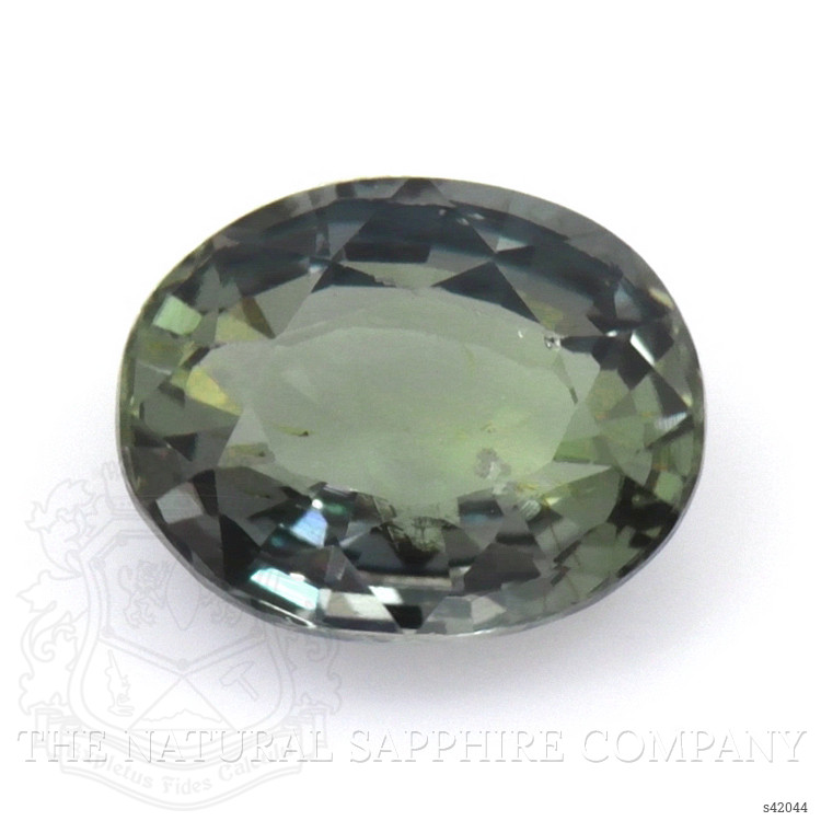 0.83 Ct. Bluish Green Sapphire from Ceylon (Sri Lanka)