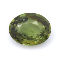 0.77 Ct. Yellowish Green Sapphire from Ceylon (Sri Lanka) Video
