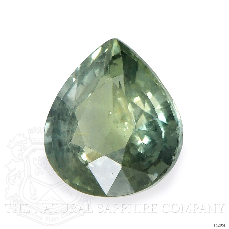 0.77 Ct. Bluish Green Sapphire from Ceylon (Sri Lanka)