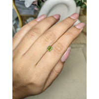 0.79 Ct. Yellowish Green Sapphire from Ceylon (Sri Lanka) Life Style