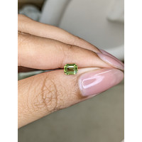 0.79 Ct. Yellowish Green Sapphire from Ceylon (Sri Lanka) Life Style